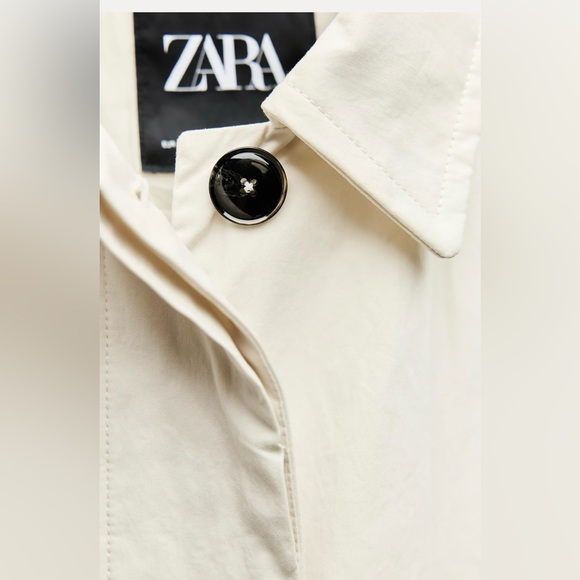 ZARA COAT , POCKET TRENCH ZW COLLECTION. SIZE M -L - Picture 10 of 15